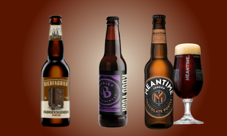 Porter bier Drie porter bieren